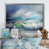 Impression argent sur toile encadrée