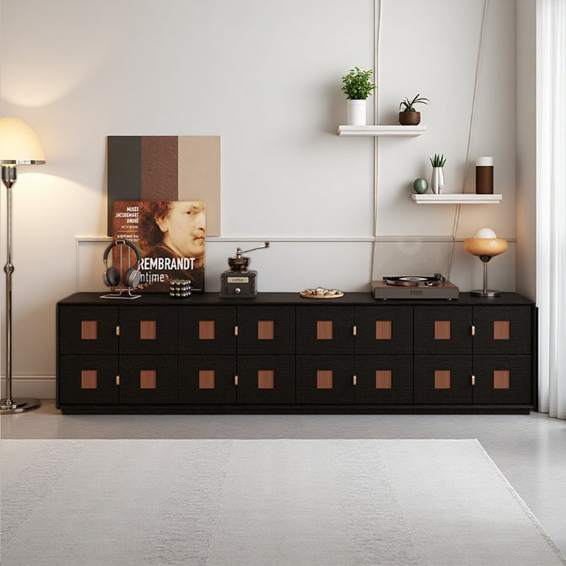 Meuble télé moderne et simple noir