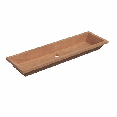 Arcata 48" Undermount Concrete Trough Bathroom Sink