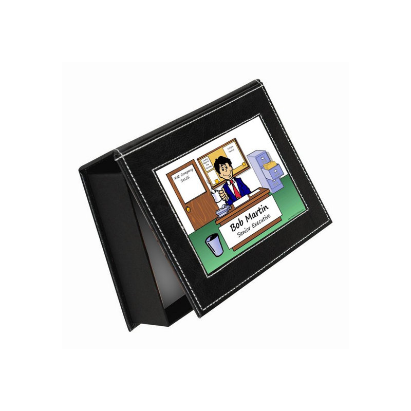 Faux Leather Memory Box
