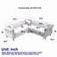 Canapé d'angle surdimensionné de 83,5 pouces, canapé modulaire en forme de L, canapés d'angle 5 places avec 3 coussins-1383063813
