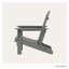 Chaise Adirondack pliante RONDED en gris-1482588207