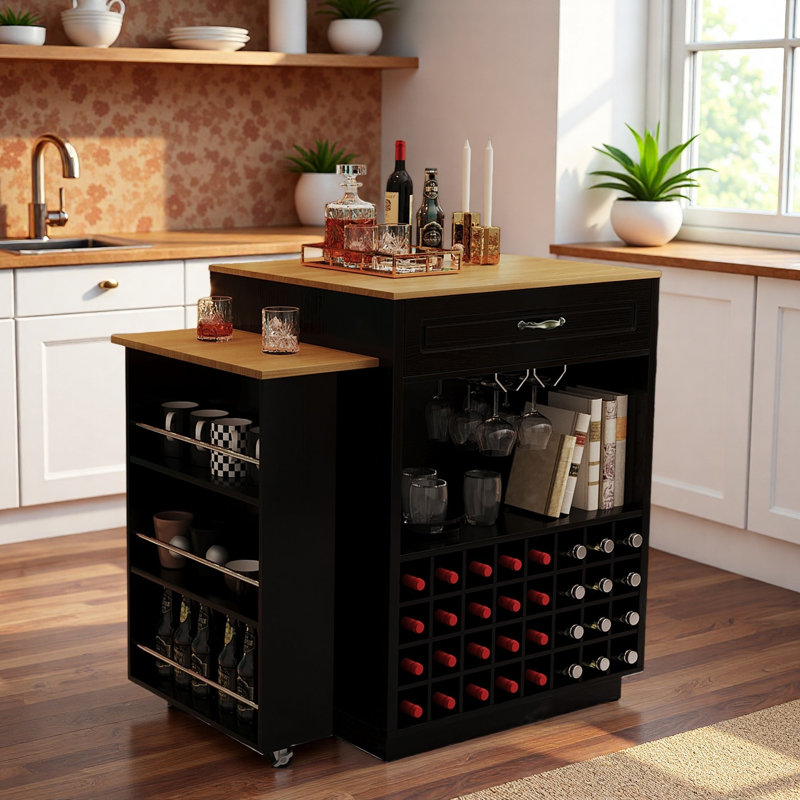 Armoire de bar Modern Modern, Noir