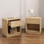 Ensemble de 2 tables de chevet Charging (table de chevet seulement)