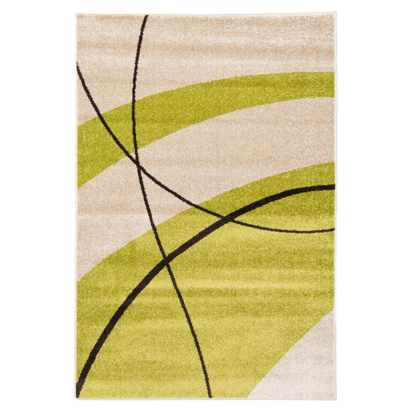 Saliha Abstract Indoor Rug, Rectangle 3'11" x 5'7"