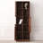 Italian style simple solid wood bookcase