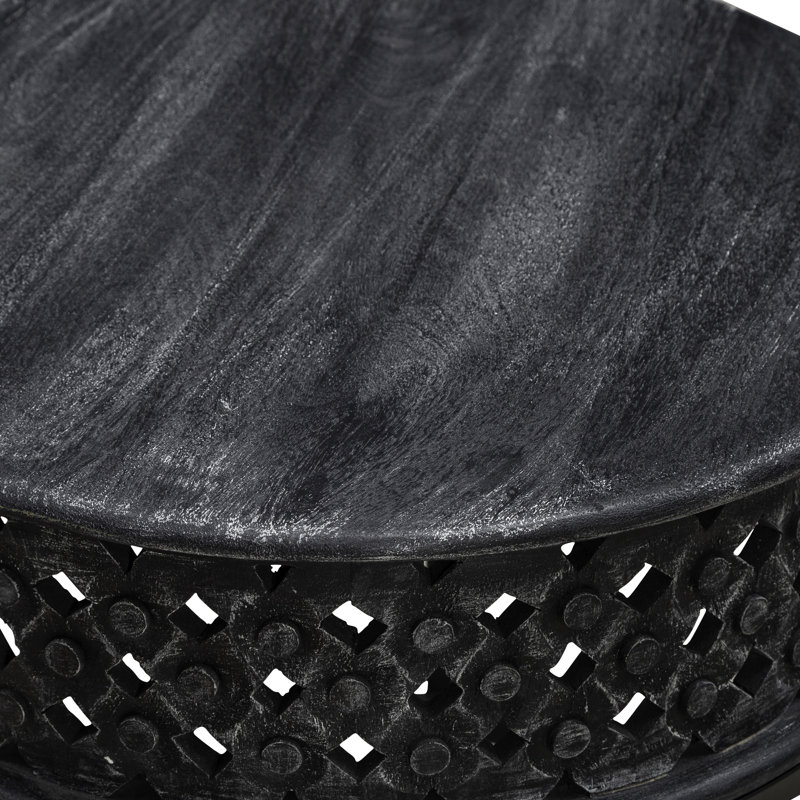 Oralene Accent End Table - Black