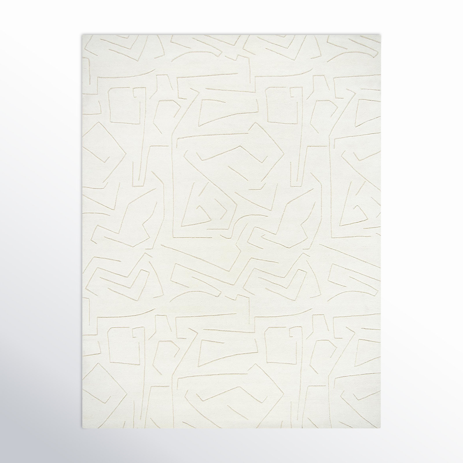 Lorette Hand-Tufted Abstract Rug, Rectangle 2' x 3'