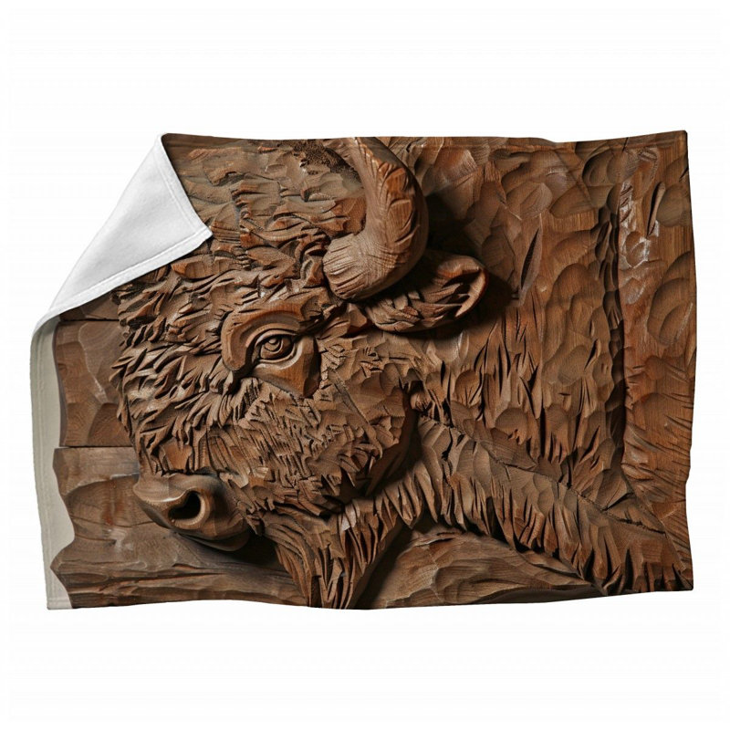 Machine Printed Throw Blanket, 60" x 80"
