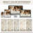 Washable Area Rugs Modern Abstract Rugs for Lining Room Bedroom with Non Slip Backing-Gold/Beige-599590226-592765063