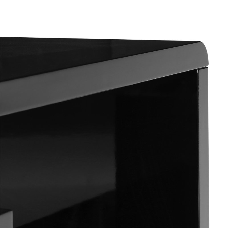 Addison Unfinished TV Stand for TVs up to 75", Black