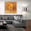  «Lily In Glass» par Danhui Nai, art mural en verre acrylique, 36 po x 36 po