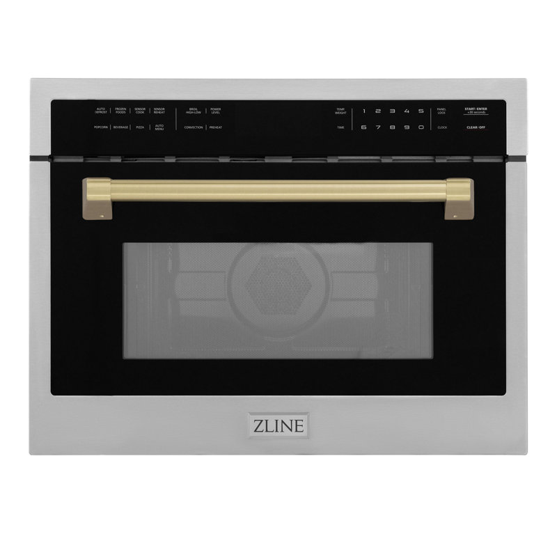 24" 1.6 cu ft. 1000 - Watt Convection Built-In Microwave with Sensor Cooking, Champagne Bronze