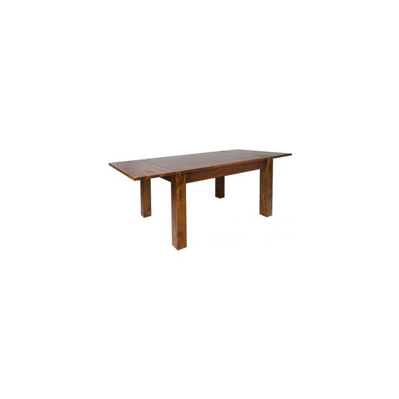 Granby Solid Wood Dining Table, Teak, 90 cm W x 160-240 cm L