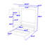 Lit escamotable en bois avec tablettes-163724373