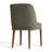 Upholstered Solid Wood Back Side Dining Chair-1962625887