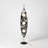 Italian-Style Wrought Iron and Marble Floor Lamp
