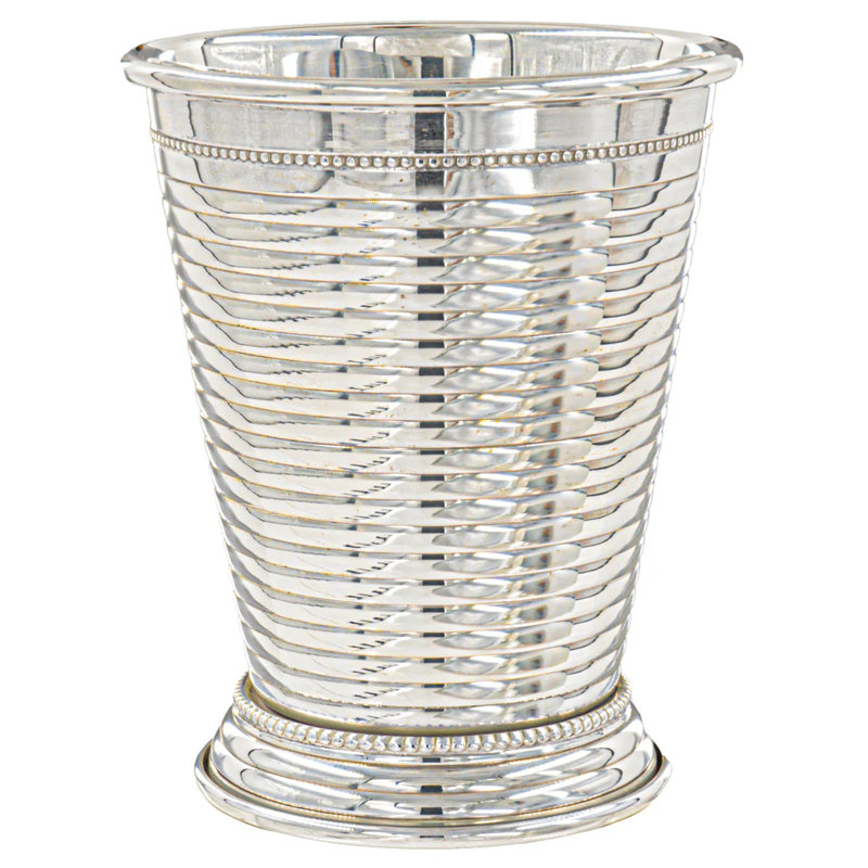 Laquella 12 oz Tasse en cuivre et menthe Julep, Argent