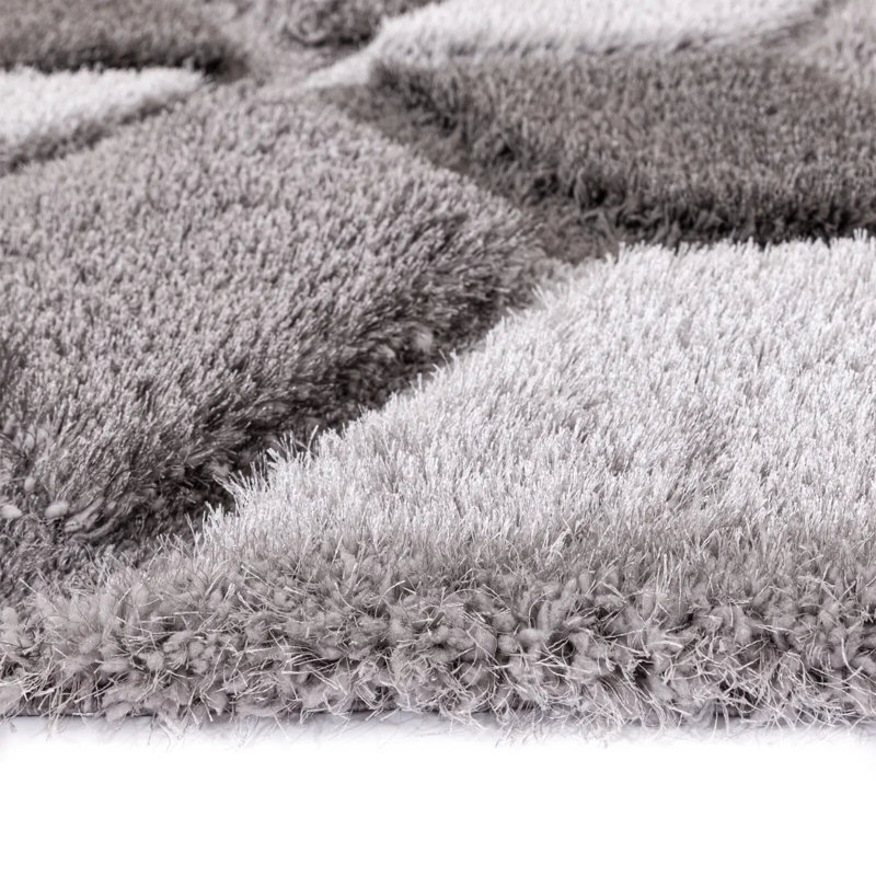 Large Shaggy Rugs Non Slip Living Room Hallway Fluffy Bedroom Carpet Mats, Rectangle 50 x 80 cm