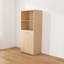 Bureau extensible, bureau avec tablettes de rangement et roues mobiles, bureau pliable adapté aux petits appartements et bureaux, Burlywood-916830971