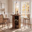 Table de bar 31,5 po avec porte de rangement cachée