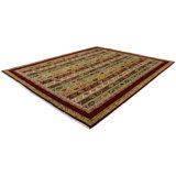 Striped Area Rug in Multicolor