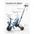 besrey 4 in 1 Toddler Bike, Toddler Tricycle for 1-3 Year Old, Trike with Push Handle, Backrest and Safety Belt, Birthday Gifts and Toys for Boys and Girls, Balance Bike-125329275