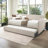 Jagger Fog Fabric Daybed W/Trundle (Twin)