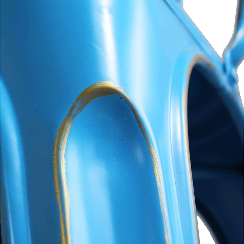 Barretti Patio Dining Side Chair, Blue
