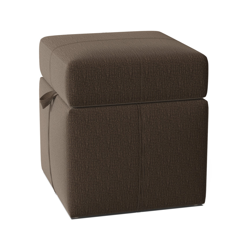 Preesall Upholstered Ottoman, Key Mocha