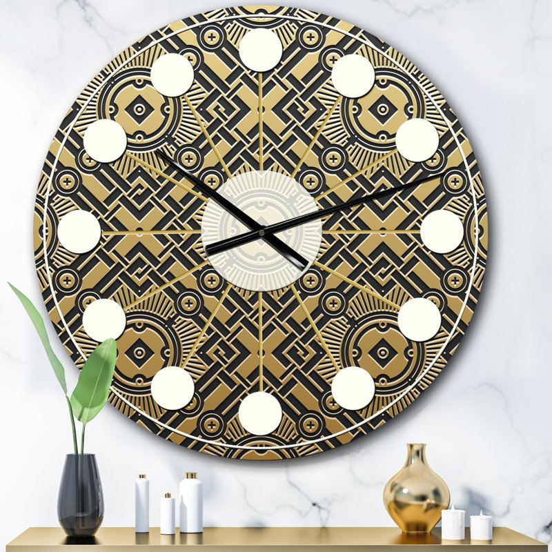 Horloge murale Golden Luxury, Petit