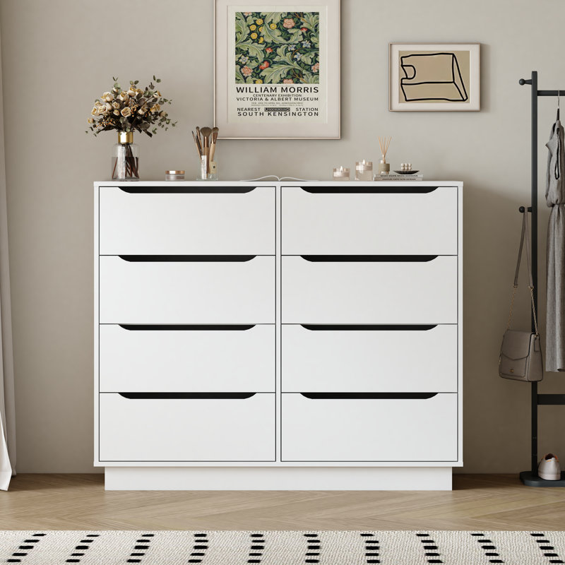 Commode 8 tiroirs l 47,2 po