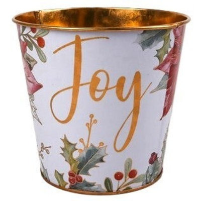 Joy And Holly Berries Bucket