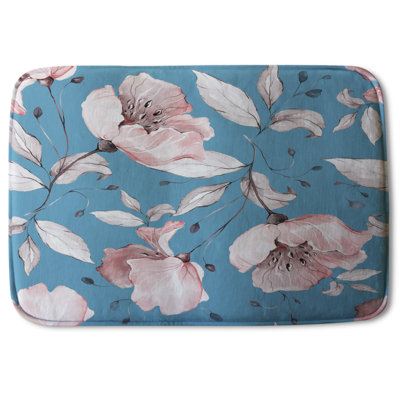 Akelah Memory Foam Non-Slip Backing Bath Rug