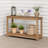 Rectangular Outdoor All-Weather Console Table, Natural-110559034