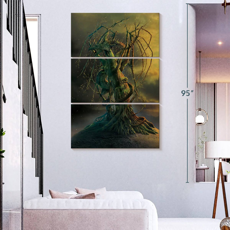 Brampt Tree Dragon, 74" H x 48" W