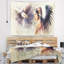 Portrait tapisserie indienne femme et aigle-28482544