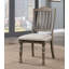 Chaises d'appoint de style transitionnel 2 pièces