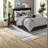 Soft Microsuede Bedding Sets, Grey Polyester Queen, Casual Chic For Home