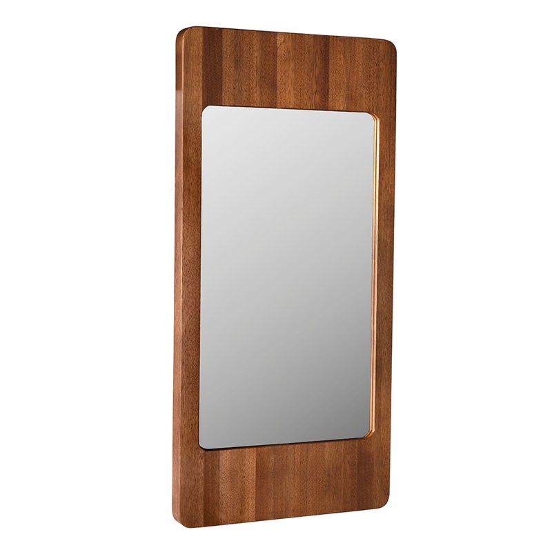 Franklin Rectangle Solid Wood Mirror, 52" x 25"