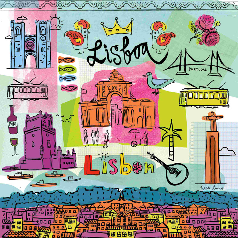 Global Travel VI, H 12 po x l 12 po, Non, Toile tendue