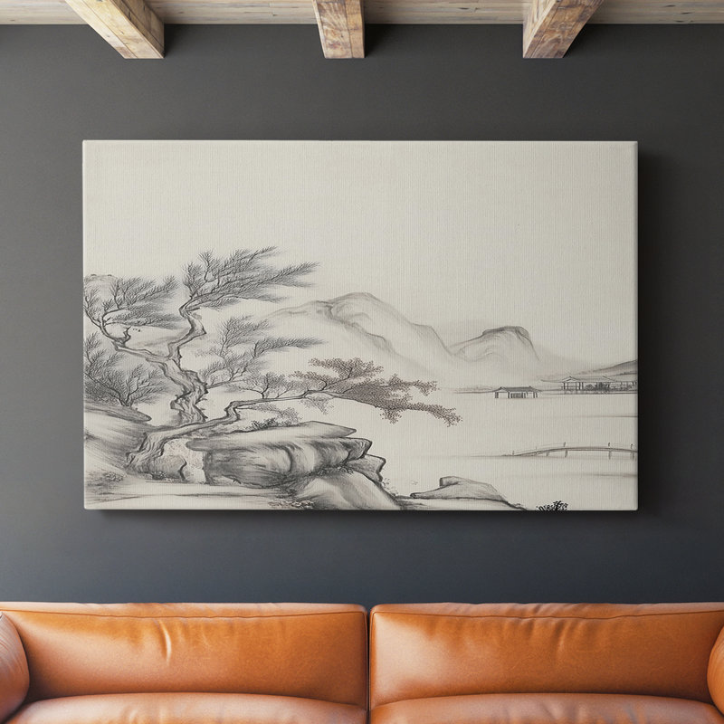 Paysages série LV - galerie Cavas sur mesure, H 27 po x l 18 po