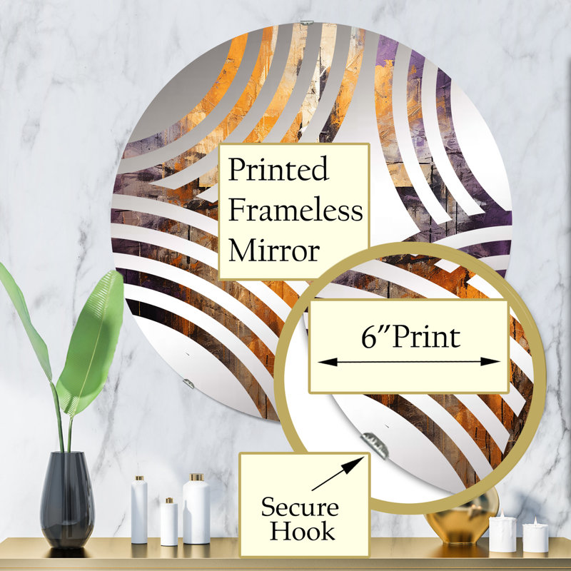 Circle Mirror, 31.4" x 31.4"