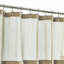 Rideau de douche en mélange de coton gaufré nid d'abeille avec doublure encliquetable-759779148-759779151