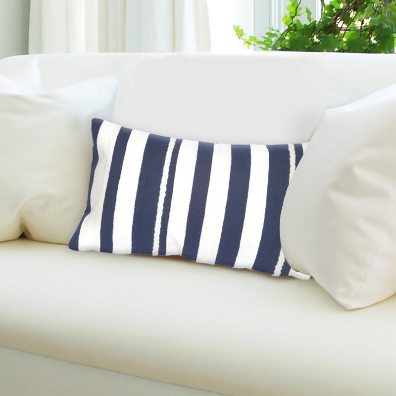 Vision II Embroidered Outdoor Throw Pillow