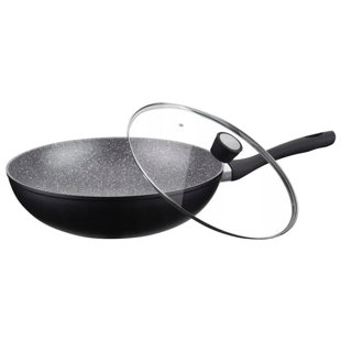 Peterhof 12'' Non-Stick Aluminum Wok with Lid