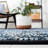 Loewen Cape Cod Hand Woven Cotton/Jute Striped Rug in Blue/Natural-207990737