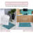 Schoenberger Heart Shape Bath Rug 25"x25"-1611439370