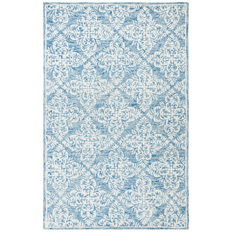 Mackin Hand Tufted Wool Ikat Rug, Rectangle 2'6" x 4'