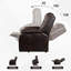 Fauteuil de massage chauffant en similicuir-1574268688